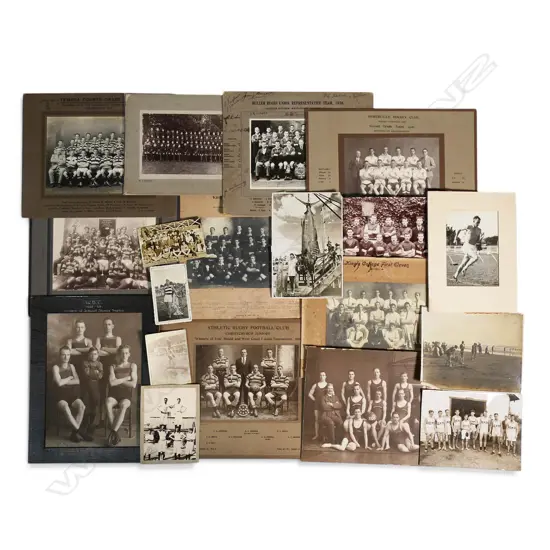 COLLECTION OF LG FORMAT EARLY 20THC SPORTING PHOTOGRAPHS, incl. KING'S COLLEGE